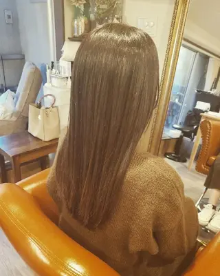 ロング カラー spa hair ark 富井直美のヘアスタイル