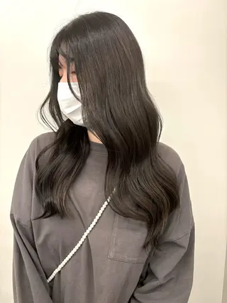 ロング カラー レイヤーカット🎀× 韓国風🇰🇷正源のヘアスタイル