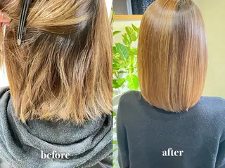 ミディアム ARCHE 心斎橋 常塚のヘアスタイル