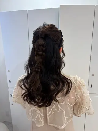 ヘアアレンジ レイヤー/透明感 赤み消し/はるかのヘアスタイル