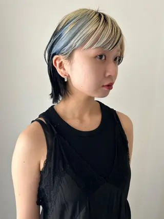 ショート カラー 村上雅人 ナチュラルモードのヘアスタイル