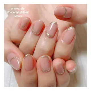 ミディアム ネイル 🐾enen style 🐾のネイルデザイン