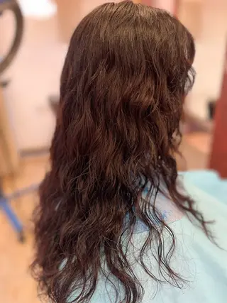 ロング パーマ 織田 英之のヘアスタイル