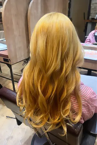 ロング カラー 🫧ブリーチ×透明感 カラー🎀ココカラのヘアスタイル