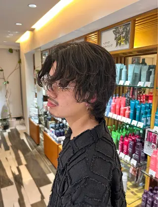パーマ 岸 奈々香のヘアスタイル