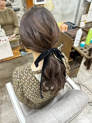 ヘアアレンジ カット スパのヘアスタイル