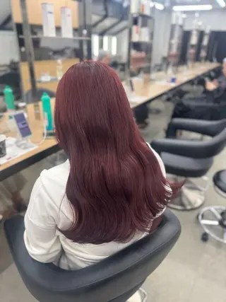 セミロング カラー ヘアアレンジ 🤍淡色ピンク&ラベ ンダーYUKI🤍のヘアスタイル
