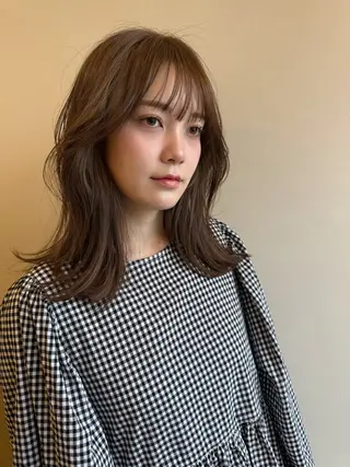 ミディアム 💛🤍U too e’s /店長🧸のヘアスタイル