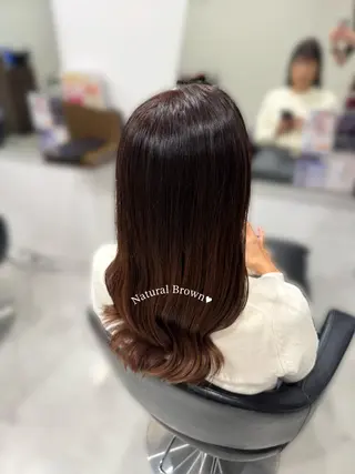 ミディアム カラー パーマ 🤍たむら みなみ 銀座🤍のヘアスタイル