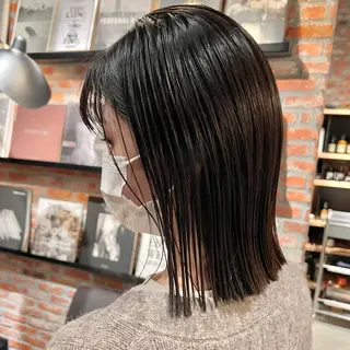 ミディアム 武山 侑奈のヘアスタイル