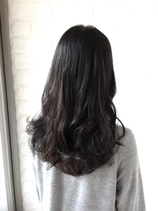 ロング カラー 髪質改善縮毛矯正 美容師✂️山崎竜二のヘアスタイル