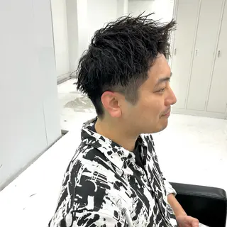 ショート パーマ メンズ 【柏/メンズパーマ 特化】🍏網中勇喜のヘアスタイル