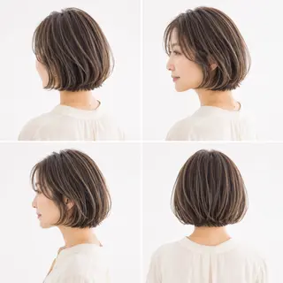 ショート カラー 白髪ぼかし×ショート 天王町×玉山直哉のヘアスタイル
