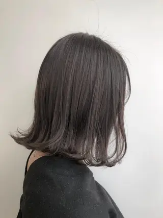 ミディアム カラー 【透明感、艶髪】西村 有司のヘアスタイル