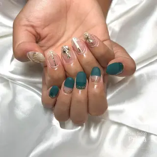 セミロング ネイル SalonPrima 西院Nail&Eyeのネイルデザイン