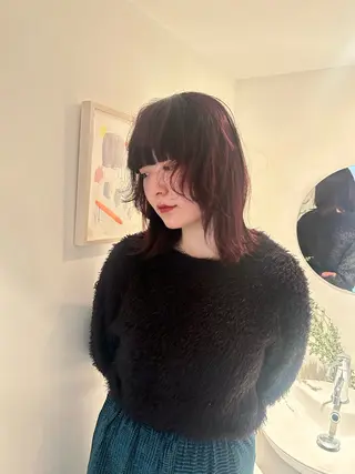 カラー かがやしづ ⭐️カラーモデルのヘアスタイル
