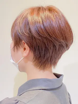 ショート 大阪ウルフカット ハッシュカットのヘアスタイル