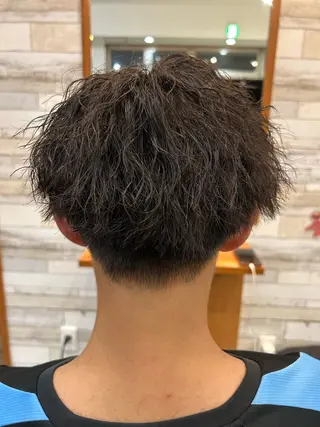 パーマ メンズ 木庭 愛莉のヘアスタイル