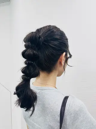 ロング YUMEYAKATA 五条店のヘアスタイル