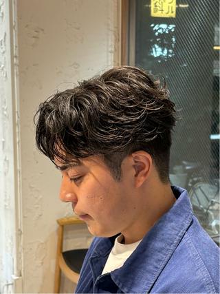 ミディアム パーマ メンズ men,s/zest /Taichi🩻のヘアスタイル