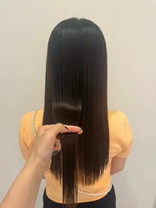 ロング パーマ ramphy 柴原 夢奈のヘアスタイル