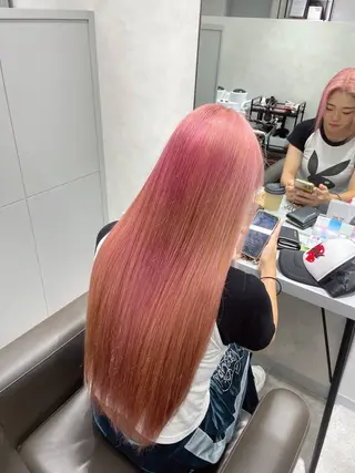 カラー パツボブ/暖色 西梅田/かえで🎀のヘアスタイル