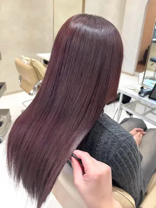 ロング 縮毛矯正・髪質改善 支持No1🫧北島のヘアスタイル