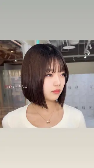 ショート カラー レイヤー/韓国ヘア 角岡泉希のヘアスタイル