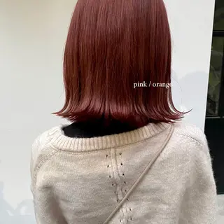 ミディアム カラー mai 🎀 /  暖色カラー♡のヘアスタイル
