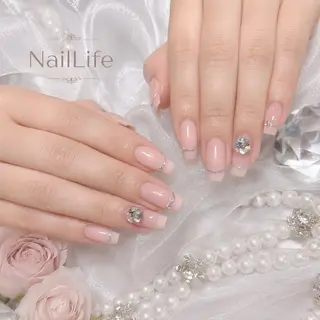 ネイル Naho久屋大通🎀 ワンホン長さだし🫧のネイルデザイン