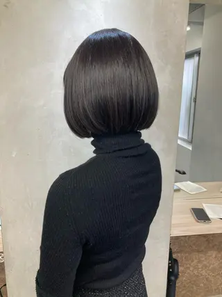 ショート カラー ブリーチ&似合せボブ 田中寛十のヘアスタイル