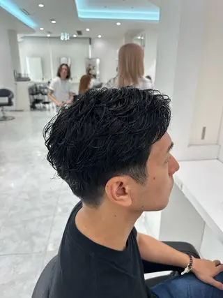 ショート パーマ メンズ 🐺韓国風メンズ特化 あさひ🐺のヘアスタイル