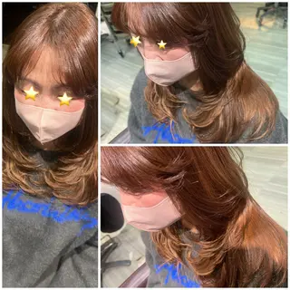カラー 【南草津】髪質改善 ヘナカラー&縮毛矯正のヘアスタイル