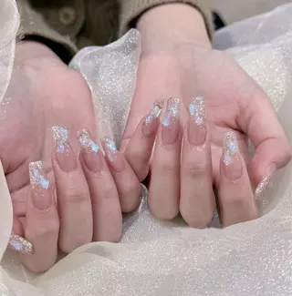 ネイル 🎀kira 長さだし💗モチ最高のネイルデザイン