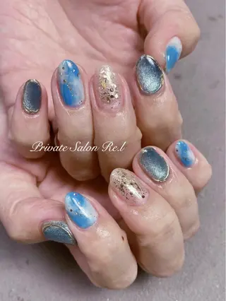 ネイル モチの良さ◉ フィルインネイル♡のネイルデザイン