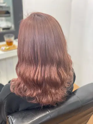 セミロング 青木 優歩のヘアスタイル