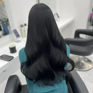 ロング カット💜モデル募集 アカデミー札幌のヘアスタイル