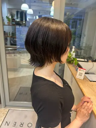 ショート ウジイエ ミユウのヘアスタイル