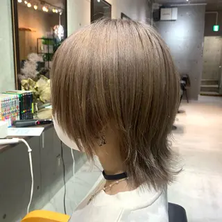 ミディアム カラー 櫻井 なんなのヘアスタイル