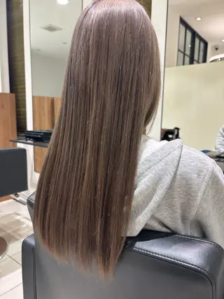 ロング カラー は る か カット￥0のヘアスタイル