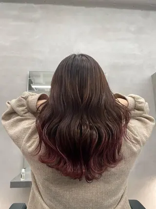 ロング 吉留愛加/ 似合わせカットのヘアスタイル