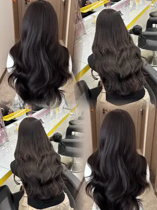 ロング カラー 暖色✖️韓国ヘア 🥀SAHO🥀のヘアスタイル