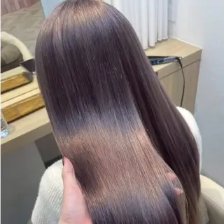 ロング カラー 大人韓国レイヤー🫧 暖色カラー/はるのヘアスタイル