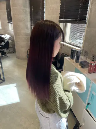 ロング ♡似合わせ ♡ハイトーン♡のヘアスタイル