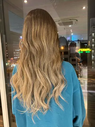 ロング カラー welring hair salonのヘアスタイル