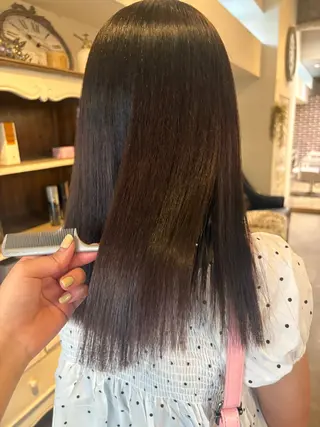 セミロング パーマ ichika/福岡 /透明感カラー🤎のヘアスタイル