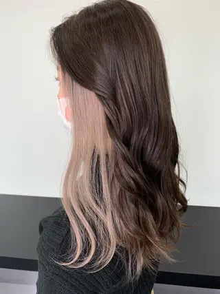 セミロング 山田 絵里菜のヘアスタイル