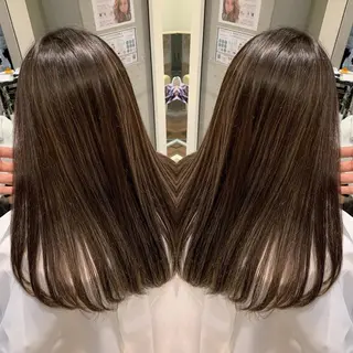 ロング カラー 心斎橋なんば 大野竜輝のヘアスタイル