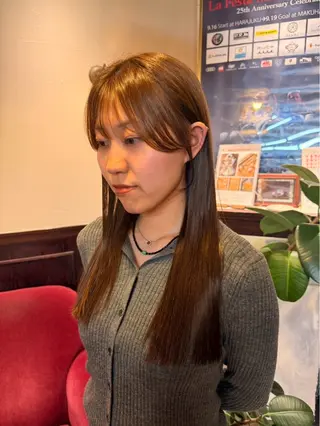 ロング 柏木 彩夏のヘアスタイル