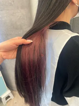 ロング カラー 艶髪ハイトーンカラー kana♡のヘアスタイル
